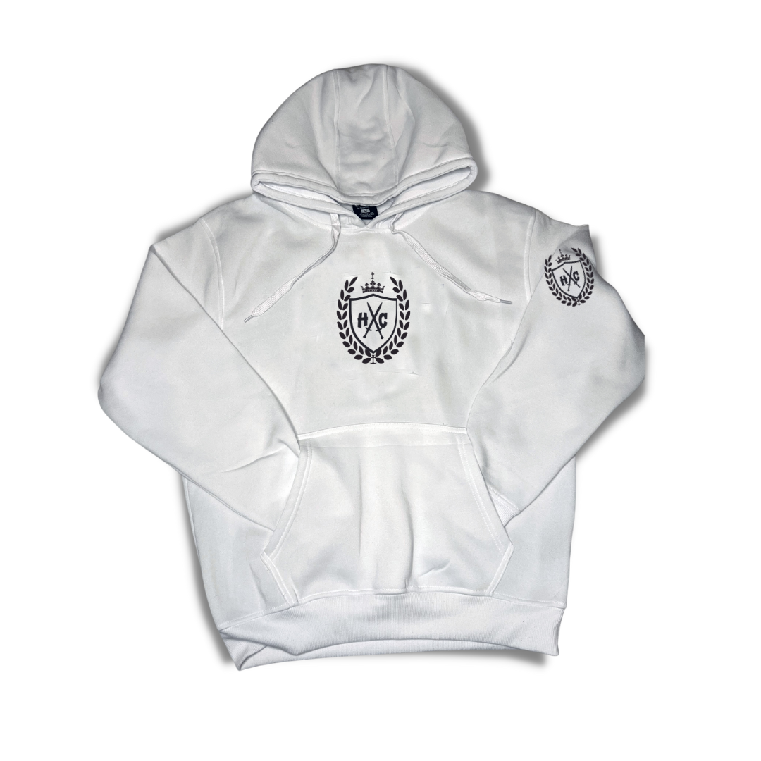 Hood Codz Legacy - White Hoodie